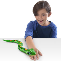 New Zuru Robo Alive Robotic Light-Up Snake! No Box, comes in plastic wrap with instructions!