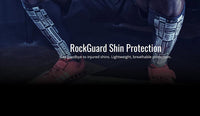 RockTape RockGuards Protection Shin Guards (2 Sleeves), size Medium - Manifesto, Retails $47+