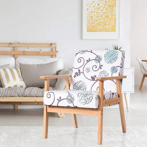 New Wayfair Ronda 25'' Wide Linen Armchair by Lark Manor! Retails $367 w/tax!