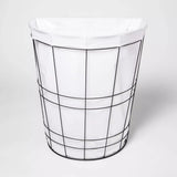 New Metal Wire hamper Basket with Fabric - Room Essentials