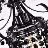 New Wayfair Rosdorf Park Black Chandelier Crystals Chandeliers Light Fixture 1 Light Small Chandelier! Retails $148+
