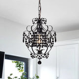New Wayfair Rosdorf Park Black Chandelier Crystals Chandeliers Light Fixture 1 Light Small Chandelier! Retails $148+