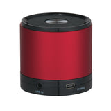 Round Bluetooth Speaker, Red - This wireless speaker feature high definition Bluetooth® 3.0 technology