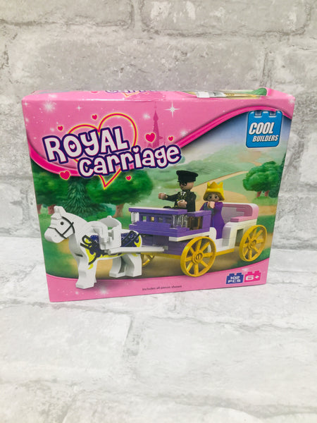 Brand new Cool Builders Royal Carriage Miniature Lego Building set, 102 Pc, Ages 6+
