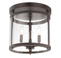 Savoy House English Bronze Semi-Flush mount Light! Retails $145+ on Sale!
