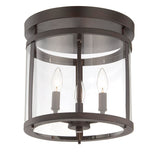 Savoy House English Bronze Semi-Flush mount Light! Retails $145+ on Sale!
