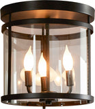 Savoy House English Bronze Semi-Flush mount Light! Retails $145+ on Sale!
