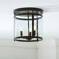 Savoy House English Bronze Semi-Flush mount Light! Retails $145+ on Sale!