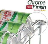 New in box! Sagler Chrome Stackable Can Organizer, Can Rack Holds up to 36 Cans