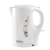 New no box, was store display! SALTON 1.0 L Cordless Electric Jug Kettle with stay cool handle, White!