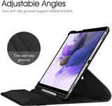 Fintie Rotating Case for Samsung Galaxy Tab S7 FE 12.4 inch 2021 & Galaxy Tab S7 Plus 2020, 360 Degree Swiveling Stand Cover Auto Sleep/Wake (Black)