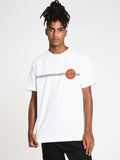 New SANTA CRUZ CLASSIC DOT T-SHIRT, Men's Sz L! White!