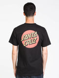 New SANTA CRUZ CLASSIC DOT T-SHIRT, Men's Sz L! Black!