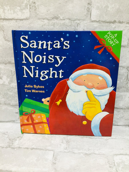 New Santa's Noisy Night, LARGE FORMAT HARDCOVER POP UP STORYBOOK! Retail $19.99