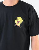 New Santa Cruz x SpongeBob Hand T-Shirt - Black Sz M, Mens