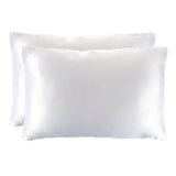 Brand new Luxury Satin Pillow Cases-2 pack in White, KING! Retails $60+