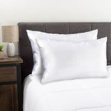Brand new Luxury Satin Pillow Cases-2 pack in White, KING! Retails $60+