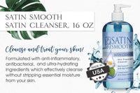 New SATIN SMOOTH Skin Preparation Cleanser - Satin Cleanser, 16 Fluid- Ounces