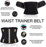 New Women Waist Trimmer Trainer Fat Burner Slimming Weight Loss Belt with Sauna Effect, Sz M!