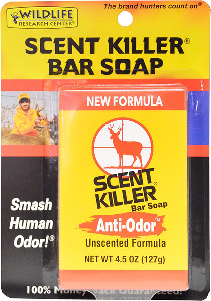 New Wildlife Research Center bar Soap! New improved formula washes away human odour