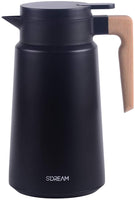 Coffee carafe & Tea carafe in one. 68oz 12hr heat retention ideal for  coffee carafes for keeping hot, 24hr cold retention. Thermal Stainless  Steel