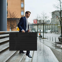 New large Selectum Black Nylon Portfolio 24x32x1.5! Great for Carrying large Artwork, projects etc!