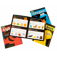 Sesame Street Wipe-Clean Workbook Set, includes all 4 Reusable Books!