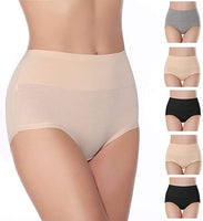 New in package! SEXYWG Women 5 Pack Tummy Control Panty High Waist Ladies Soft Cotton Briefs Underwear, Sz XXL!