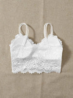 New Shein Floral Lace Bra in White, Sz S!