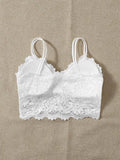 New Shein Floral Lace Bra in White, Sz S!