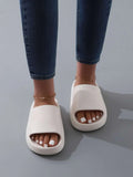 New Women's Shein Minimalist Single Band Slides in White, Sz 8! HOT COLOUR! Rated 4.91 out of 5 stars!!