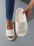 New Women's Shein Minimalist Single Band Slides in White, Sz 8! HOT COLOUR! Rated 4.91 out of 5 stars!!