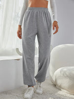 New Women's Shein Elastic Waist Solid Sweatpants in Grey, Sz M! Rated 4.84 out of 5 stars! "Fits true, so comfy"