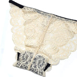 SHEKINI Women Lace Unlined Bra Sexy Non-Padded Underwire Bra and Panty 2 Pc Set, Beige, Bra Size 36D, Panty Sz M