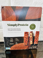 New sealed Simply Protein Dar Chocolate Almond Snack Bars, 12 Pack! Retail $33+ BB: 1/23