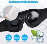 New in box! 3D Bluetooth Sleep Mask wit over 8 hours of play time! Great for Napping, Meditating & Sleeping!