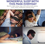 New in package! Mavogel Cotton Sleep Eye Mask - Updated Design Light Blocking Sleep Mask, Soft and Comfortable Night Eye Mask for Men Women, Includes Travel Pouch, Black