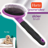New Hartz Groomer's Best Slicker Brush for Dogs, removes tangles & Mats!