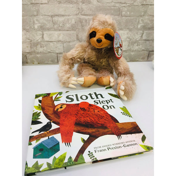 Sloth Slept On - 2 pc set includes Hardcover book and plush sloth – The ...