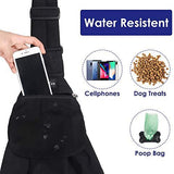 New SlowTon Pet Carrier, Dog Cat Hand Free Sling Carrier Shoulder Bag Adjustable Padded Shoulder Strap Tote Bag with Front Pocket Safety Belt Outdoor Travel Puppy Carrier for Dogs Cats Walking Daily Use, Black