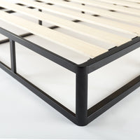 Zinus 9 Inch High Profile Metal Smart Box Spring / Mattress Foundation / Wood Slat Support / Easy Assembly, Queen! Eliminates the problem of a box spring not fitting up stairways, halls etc. Comes in a box to be assembled! Retails $189+