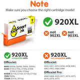 Smart Ink Compatible Ink Cartridge Replacement for HP 920 XL 920XL (2BK & 2C/M/Y 8 Pack Combo) Compatible with HP Officejet 6000 6500 6500A 7000 7500 7500A