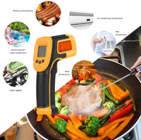 New Smart Sensor Infrared Thermometer, Digital IR Laser Thermometer Temperature Gun -26°F~1022°F (-32°C～550°C)