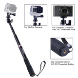 Smatree SmaPole Q1 Extendable Selfie Stick / Monopod for GoPro Hero 6/5/4/3+/3/2/1/Session / for Compact Cameras