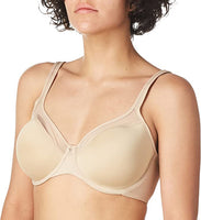 New Bali Designs Womens One Smooth U Ultra Light Illusion-Neckline Underwire Bra, Sz 36DD,  also fits 38D, 40C, 42B