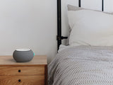 SNOOZ White Noise Sound Machine - Real Fan Inside for Non-Looping White Noise Sounds - App-Based Remote Control, Sleep Timer, and Night Light (Cloud) NOTE: New no box or manual but App walks you through it all! Retails $180+