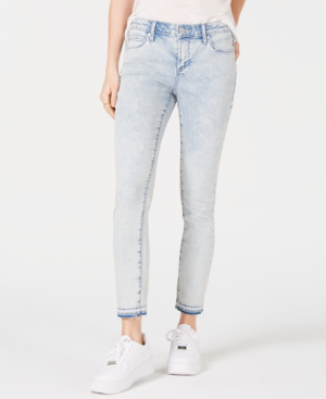 New Women's Articles Of Society Carly Released-hem Stretch Skinny Jeans In St. Vincent Sz 24 Waist = Sz 0 Waist! Retails $100+