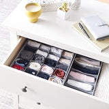 New AmazonBasics Socks and Underwear Dresser Organizers, 2-Pack, Grey! Fits most standard drawers!
