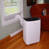 NIB! SoleusAir PMX-10-01 Portable Air Conditioner & stand-alone evaporative dehumidifier, White, 10,000 BTU! Retail $650+ NO REMOTE!