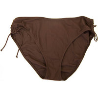 New with tags! South Coast Women's Brown Cinched Tie Side Swim Bottom with tummy control, Sz 14! Retails $45+
